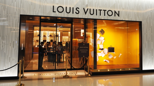 Louis Vuitton luxury store 